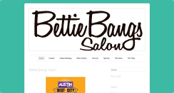 Desktop Screenshot of bettiebangssalon.com